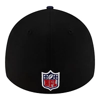 Seattle Seahawks Black and Navy 2025 NFL Draft New Era 39THIRTY Flex Hat