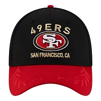 San Francisco 49ers Black and Red 2025 NFL Draft New Era 39THIRTY Flex Hat