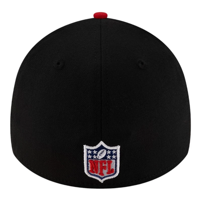 San Francisco 49ers Black and Red 2025 NFL Draft New Era 39THIRTY Flex Hat