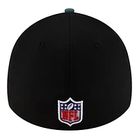 Philadelphia Eagles Black and Midnight Green 2025 NFL Draft New Era 39THIRTY Flex Hat