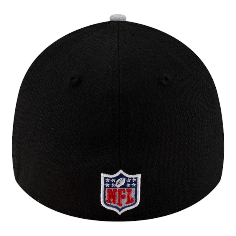 Las Vegas Raiders Black and Gray 2025 NFL Draft New Era 39THIRTY Flex Hat