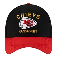 Kansas City Chiefs Black and Red 2025 NFL Draft New Era 39THIRTY Flex Hat