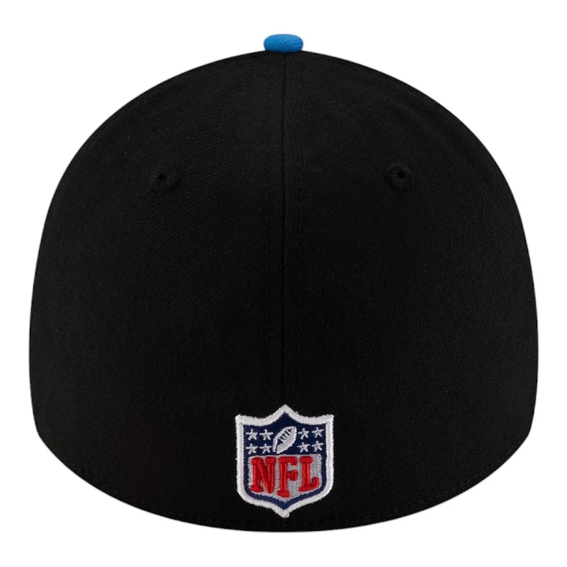 Detroit Lions Black and Blue 2025 NFL Draft New Era 39THIRTY Flex Hat