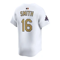 Youth Los Angeles Dodgers Will Smith 2025 Gold Collection Nike Limited White Home Player Jersey