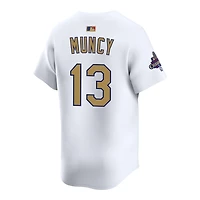 Youth Los Angeles Dodgers Max Muncy 2025 Gold Collection Nike Limited White Home Player Jersey