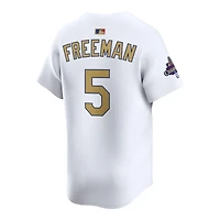 Los Angeles Dodgers Freddie Freeman White 2025 Gold Collection Nike Limited Player Jersey