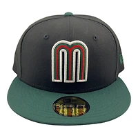 Mexico Black and Dark Green Red UV New Era 59FIFTY Fitted Hat