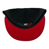 Mexico Black and Dark Green Red UV New Era 59FIFTY Fitted Hat