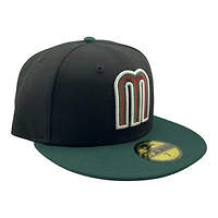 Mexico Black and Dark Green Red UV New Era 59FIFTY Fitted Hat