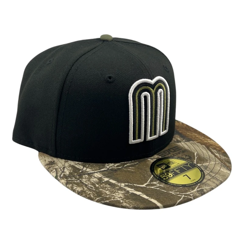 Mexico Black and Realtree Grey UV New Era 59FIFTY Fitted Hat