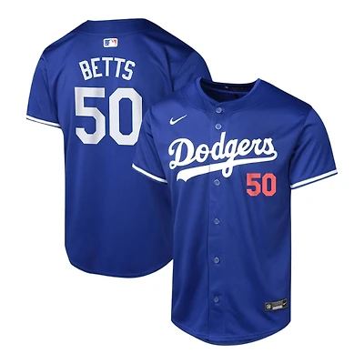 Youth Los Angeles Dodgers Mookie Betts Royal Blue Alternate Limited Jersey