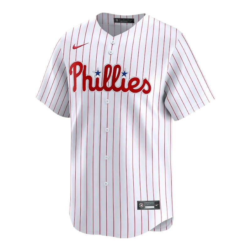Youth Philadelphia Phillies Bryce Harper White Home Pinstripe Limited Jersey