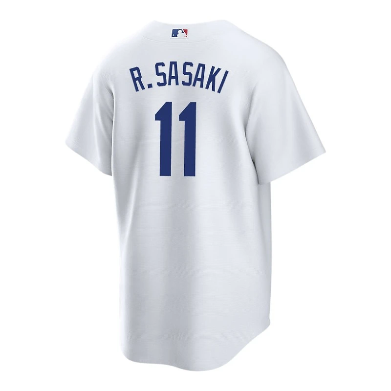 Los Angeles Dodgers Roki Sasaki Nike White Home Replica Player Jersey