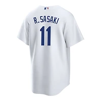 Los Angeles Dodgers Roki Sasaki Nike White Home Replica Player Jersey