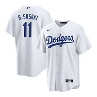 Los Angeles Dodgers Roki Sasaki Nike White Home Replica Player Jersey