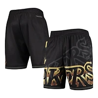 Los Angeles Lakers Black Big Face 4.0 Mitchell & Ness Fashion Shorts