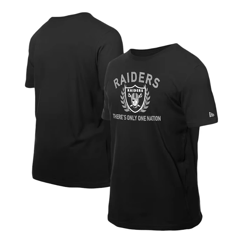 Las Vegas Raiders Black 2025 NFL Draft New Era T-Shirt