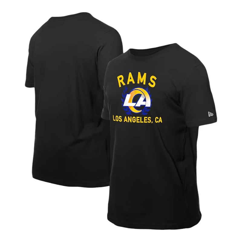 Los Angeles Rams Black 2025 NFL Draft New Era T-Shirt
