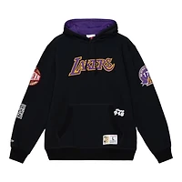 Los Angeles Lakers Black Team Origins Mitchell & Ness Fleece Pullover Hoodie
