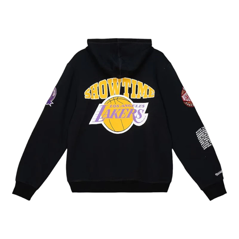 Los Angeles Lakers Black Team Origins Mitchell & Ness Fleece Pullover Hoodie