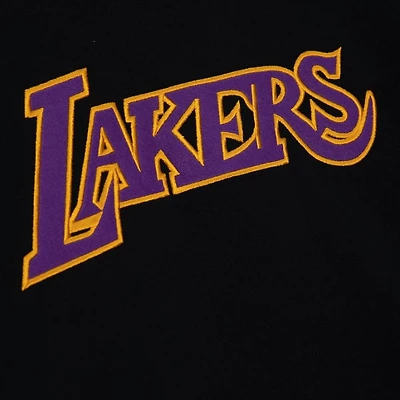 Los Angeles Lakers Black Team Origins Mitchell & Ness Fleece Pullover Hoodie