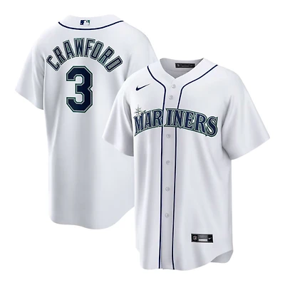 Seattle Mariners JP Crawford Nike White Home Replica Player Jersey