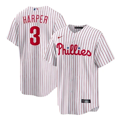 Philadelphia Phillies Bryce Harper Nike White Home Replica Player Jersey