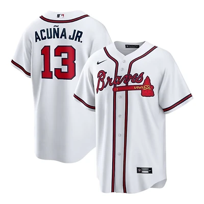 Atlanta Braves Ronald Acuna Jr Nike White Home Replica Player Jersey