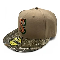 Seattle Mariners Realtree 2Tone 35th Anniversary Patch Gray UV New Era 59FIFTY Fitted Hat