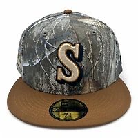 Seattle Mariners Realtree 2Tone 40th Anniversary Patch Green UV New Era 59FIFTY Fitted Hat