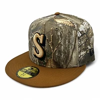 Seattle Mariners Realtree 2Tone 40th Anniversary Patch Green UV New Era 59FIFTY Fitted Hat