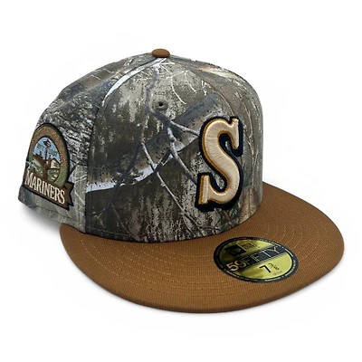 Seattle Mariners Realtree 2Tone 40th Anniversary Patch Green UV New Era 59FIFTY Fitted Hat
