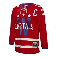 Washington Capitals Alexander Ovechkin Red Winter Classic Captain Patch 2015 Mitchell & Ness Jersey