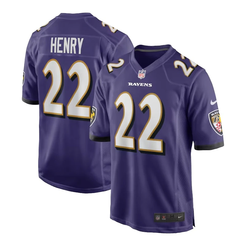 Baltimore Ravens Derrick Henry Purple Nike Game Jersey