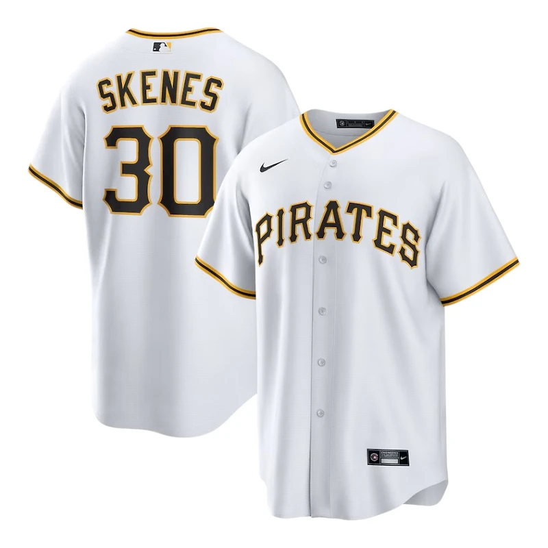 Pittsburgh Pirates Paul Skenes Nike White Home Replica Player Jersey