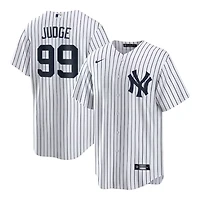 New York Yankees Aaron Judge Nike White Pinstripe Home Replica Player Jersey