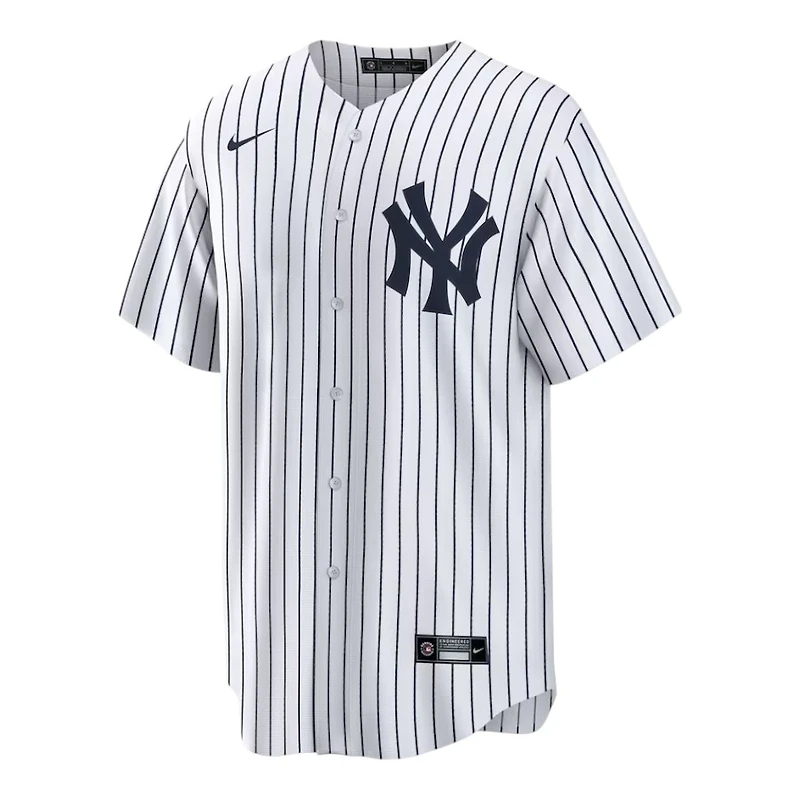 New York Yankees Aaron Judge Nike White Pinstripe Home Replica Player Jersey