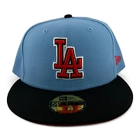 Los Angeles Dodgers Blue and Black "2025 Easter Pack" Red UV New Era 59FIFTY Fitted Hat