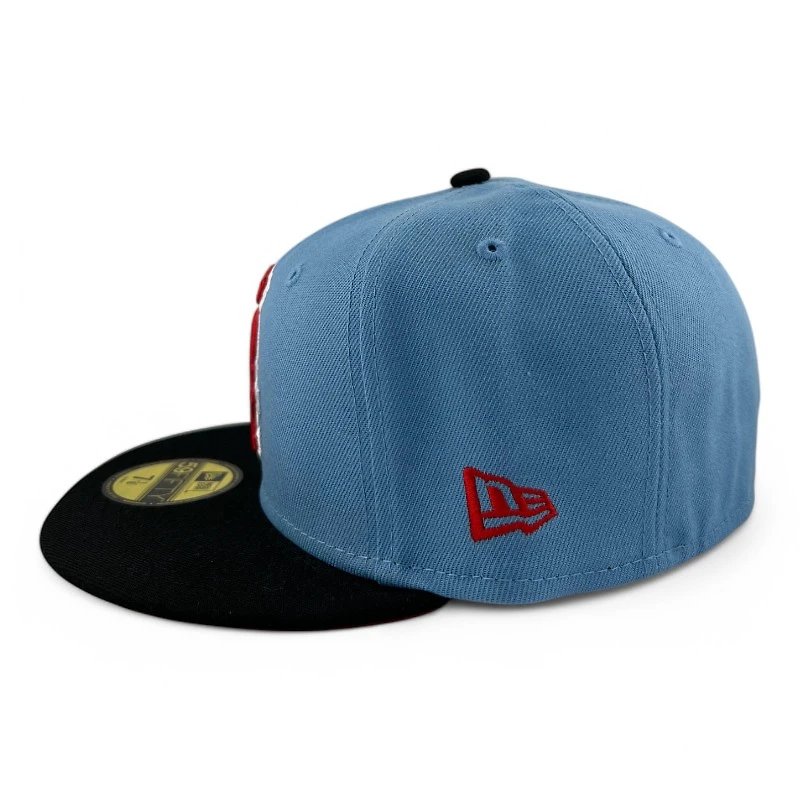 Brooklyn Dodgers Blue and Black "2025 Easter Pack" Red UV New Era 59FIFTY Fitted Hat