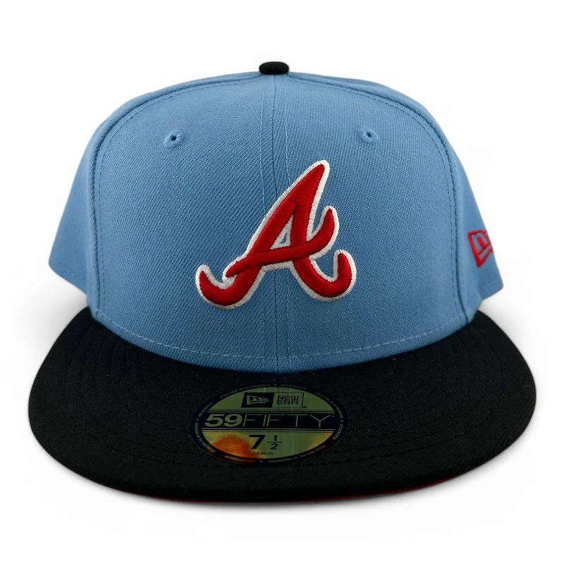 Atlanta Braves Blue and Black "2025 Easter Pack" Red UV New Era 59FIFTY Fitted Hat