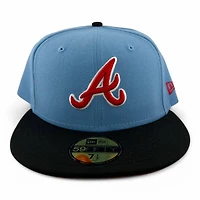 Atlanta Braves Blue and Black "2025 Easter Pack" Red UV New Era 59FIFTY Fitted Hat