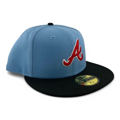 Atlanta Braves Blue and Black "2025 Easter Pack" Red UV New Era 59FIFTY Fitted Hat