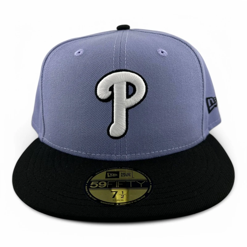 Philadelphia Phillies Lavender and Black "2025 Easter Pack" Gray UV New Era 59FIFTY Fitted Hat