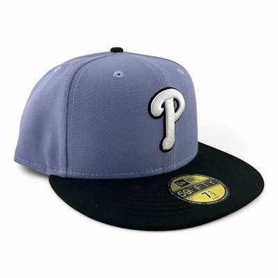Philadelphia Phillies Lavender and Black "2025 Easter Pack" Gray UV New Era 59FIFTY Fitted Hat