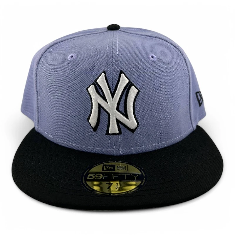 New York Yankees Lavender and Black "2025 Easter Pack" Gray UV Era 59FIFTY Fitted Hat