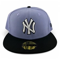 New York Yankees Lavender and Black "2025 Easter Pack" Gray UV Era 59FIFTY Fitted Hat