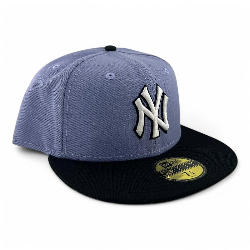 New York Yankees Lavender and Black "2025 Easter Pack" Gray UV Era 59FIFTY Fitted Hat