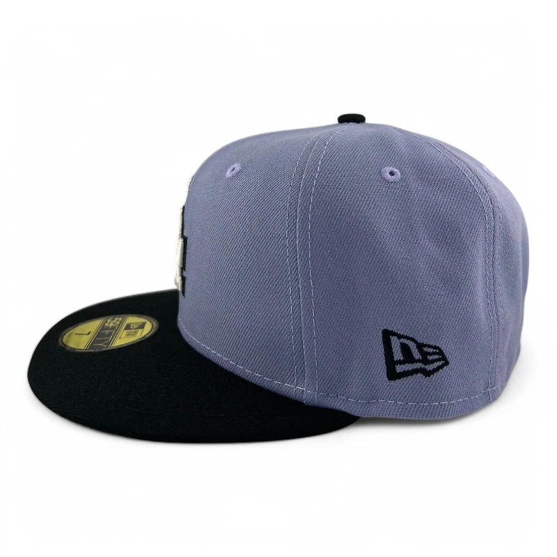 Los Angeles Dodgers Lavender and Black "2025 Easter Pack" Gray UV New Era 59FIFTY Fitted Hat