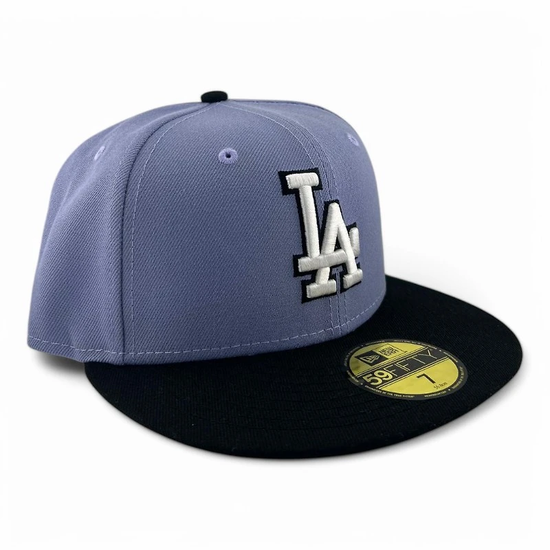Los Angeles Dodgers Lavender and Black "2025 Easter Pack" Gray UV New Era 59FIFTY Fitted Hat
