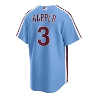 Philadelphia Phillies Bryce Harper Light Blue Throwback Alternate Replica Player Jersey